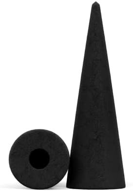 60 Natural Charcoal Incense Cones for DIY Aromatherapy