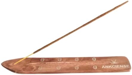 ANKCIENSE Incense Stick Holder with Satya Nag Champa Incense 15g
