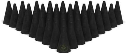 50 Natural Charcoal Incense Cones for DIY Aromatherapy