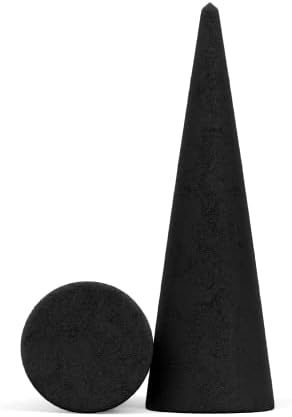 100 Unscented Charcoal Incense Cones for DIY Aromatherapy