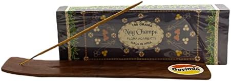 Govinda Incense Stick Holder with Nag Champa Agarbatti