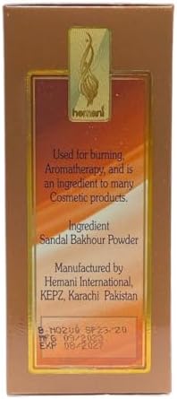 HEMANI Sandal Bakhour Powder - Natural Aromatherapy 200g