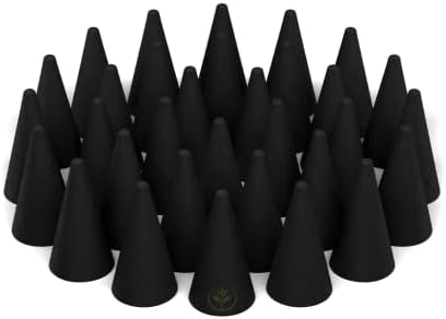 50 Natural Charcoal Incense Cones for DIY Aromatherapy