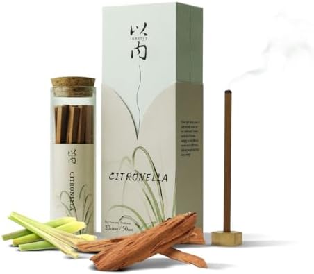 Fresh Uplifting Innergy Lemongrass Citronella Square Incense Sticks