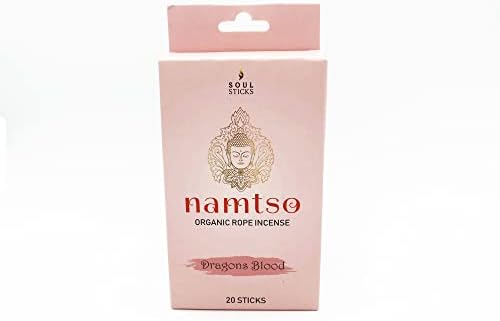 Soul Sticks Namtso Tibetan Handmade Rope Incense 20 Sticks Dragon Blood
