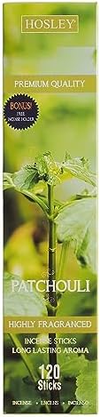 Hosley 120 Pack Patchouli Incense Sticks
