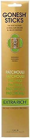 Patchouli Incense Sticks - 20 Pack by GONESH