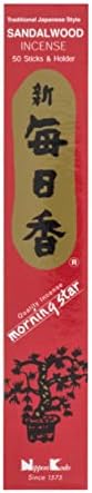 Nippon Kodo Morning Star Sandalwood Incense 50 Sticks