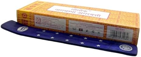Govinda Incense Stick Holder Bundle with Nag Champa Incense - 250 GM Natural Box