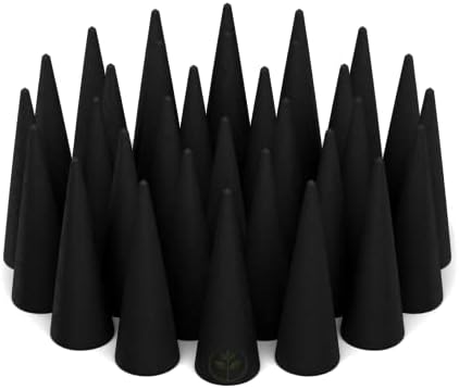 100 Unscented Charcoal Incense Cones for DIY Aromatherapy