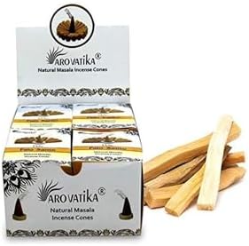 ARO VATIKA Vedic Palo Santo Incense Cones 120 in 12 Boxes