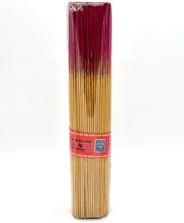 Gold Incense Joss Stick 1 lb Bundle with Coiling Ember Effect