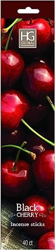 Hosley 240 Pack Incense Sticks Black Cherry