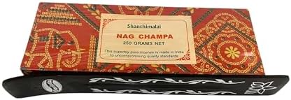 Govinda Shanthimalai Red Nag Champa 250 Grams and Holder