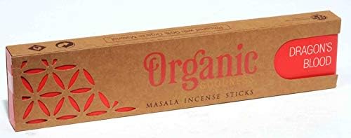 Song of India Organic Goodness Masala Incense - Dragons Blood 15g Box of 12