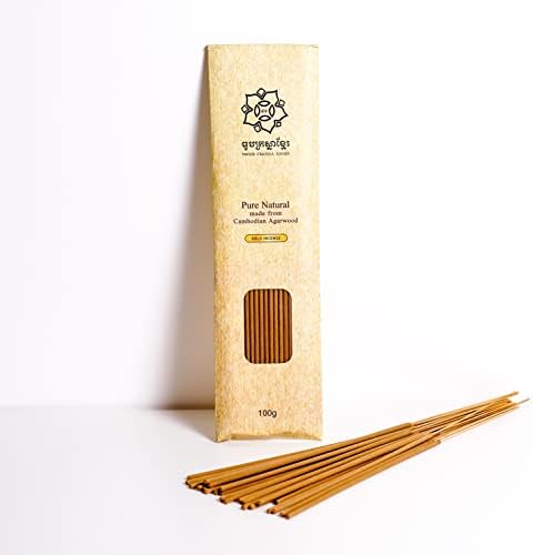 Crassna Khmer Agarwood Incense Stick - 100g Gold