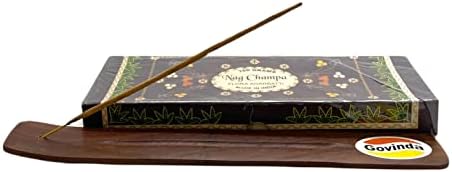 Govinda Incense Stick Holder with Nag Champa Agarbatti