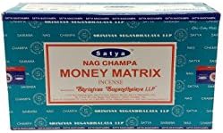 Satya Nag Champa Money Matrix Incense Sticks 180g