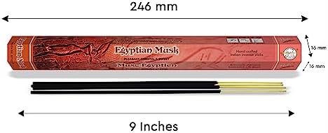 Flute Egyptian Musk Premium Incense Sticks 9 Inch