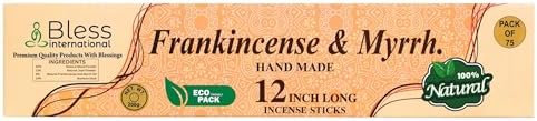 Bless International Frankincense and Myrrh Natural Incense Sticks