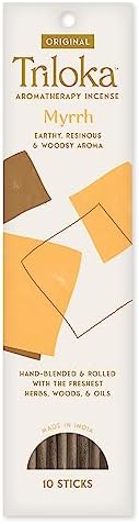 Triloka Myrrh Incense Sticks 10 Pack