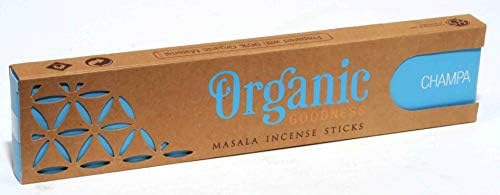 Organic Goodness Incense Sticks 3 Pack Sandalwood Champa Patchouli