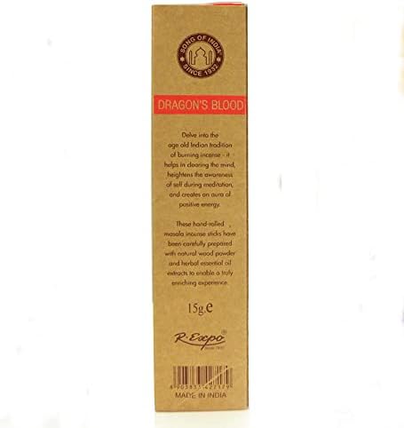 Song of India Organic Dragons Blood Masala Incense Sticks 15g Box