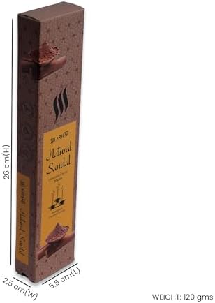 Natural Sandalwood Agarbatti Incense Sticks Pack of 50