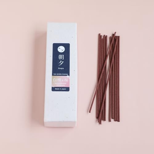 Asayu Japan Premium Incense Sticks Sakura Sandalwood 20g Sampler