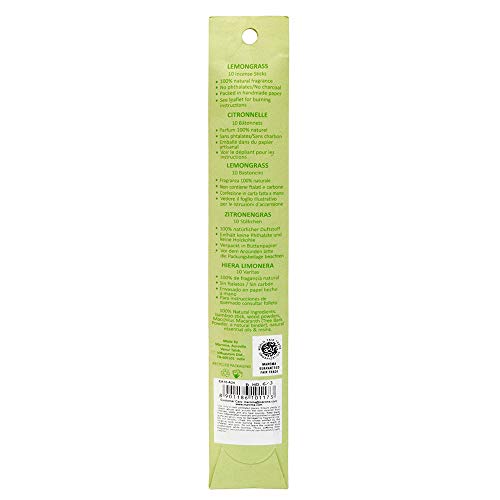 Maroma EDA Incense Lemongrass 10 Count