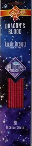 The Dipper Dragons Blood 11 Inch Incense Sticks - 20 Sticks