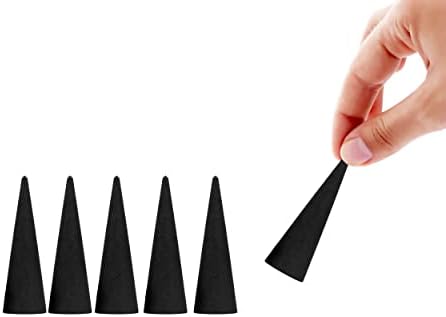 60 Natural Charcoal Incense Cones for DIY Aromatherapy