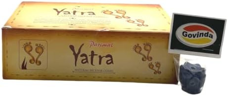 Govinda Incense Cone Holder Bundle with Parimal Yatra Natural Incense Cones
