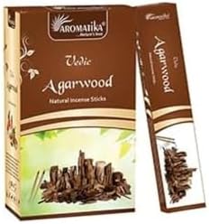 ARO VATIKA Vedic Agarwood Incense Sticks 144 in Pack of 12