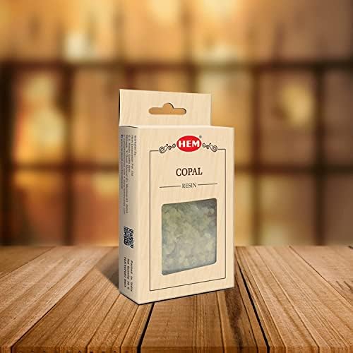HEM Copal Incense Resin for Charcoal Burning 30gm Gift Set