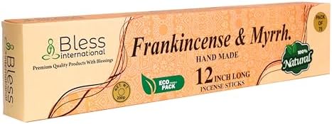Bless International Frankincense and Myrrh Natural Incense Sticks