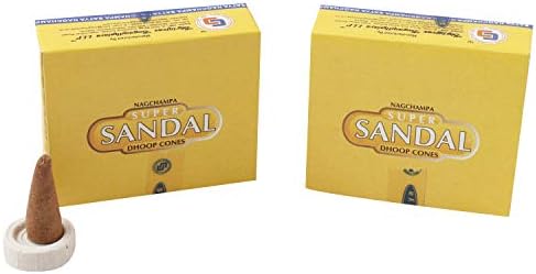 Satya Sandal Dhoop Cones 12 Packs