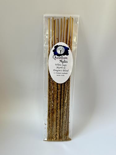 White Sage Myrrh Dragons Blood Lotus Incense Set of 12