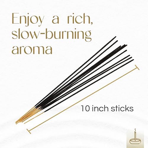 Gonesh Extra Rich Scented Incense Sticks - Patchouli 10 Inch 4 Packs