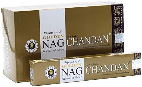 Golden Nag Chandan Masala Agarbathi Incense Sticks 180g