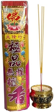 Traditional Chinese Joss Sticks with Sandalwood Scent 38 Min Burn Time Low Smoke