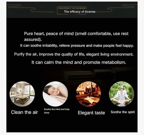 530 Pcs Large Backflow Incense Cones 7 Mixed Natural Scents