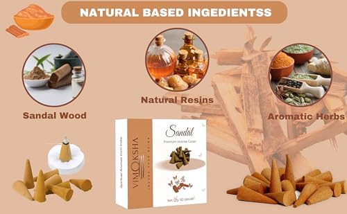 VIMOKSHA Incense Dhoop Cone Pack of 2