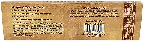 New Age Imports Premium Palo Santo Myrrh Incense Sticks 7-8 10 Pack