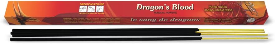 Flute Dragons Blood Incense Sticks 9 Inch 8 Sticks Per Pack
