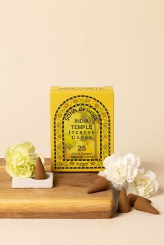 Song of India India Temple Incense Cones - 125 Total