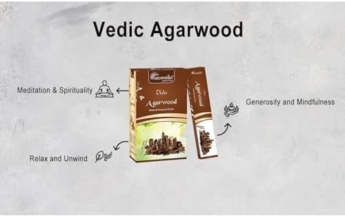 ARO VATIKA Vedic Agarwood Incense Sticks 144 in Pack of 12