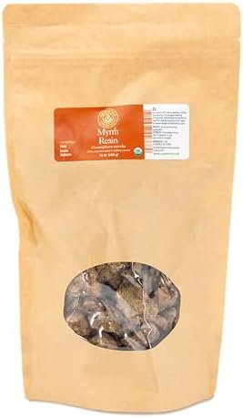 Aromatics International Myrrh Resin 16oz Natural Aromatic for Incense and Wellness
