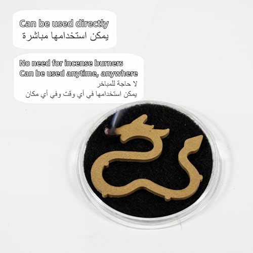 Dragon-Shaped Natural Oud Incense Sticks for Home and Yoga