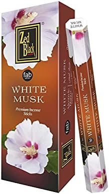 Zed Black White Musk Incense Sticks 120 Pieces